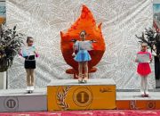 Mozaik Avanezka: Anak Indonesia yang Raih Juara 2 Lomba Ice Skating di Kazakhstan