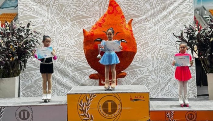 Mozaik Avanezka: Anak Indonesia yang Raih Juara 2 Lomba Ice Skating di Kazakhstan