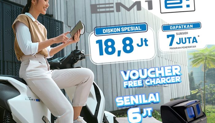 Ada Promo KESAMBER untuk Honda EM1 e: