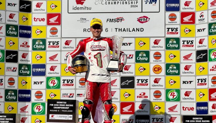 CBR250RR Tak Tertandingi, Pebalap Astra Honda Kembali Raih Juara Asia di ARRC 2024