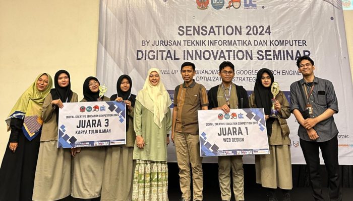 SMA Islam Athirah Bukit Baruga Sabet Juara Desain Website dan Karya Ilmiah di DICE 2024