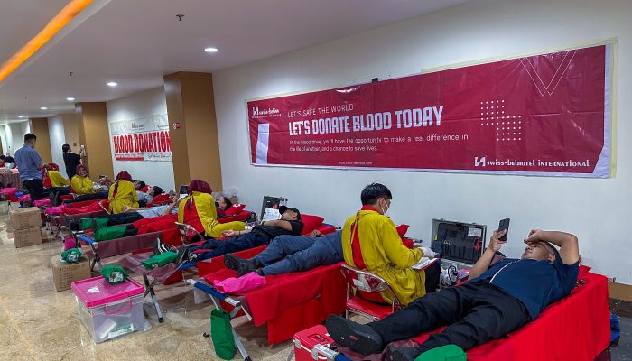 Swiss-Belinn Panakkukang Gelar Kegiatan Donor Darah Rutin Bersama PMI Provinsi Sulawesi Selatan