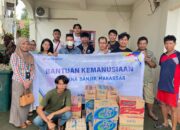 Asmo Sulsel Bantu Korban Bencana Banjir