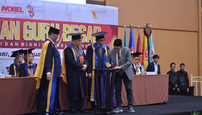 Sejarah Terukir! Pengukuhan Guru Besar Prof. Dr. Ahmad Firman di ITB Nobel Indonesia Berlangsung Hikmat dan Penuh Inspirasi