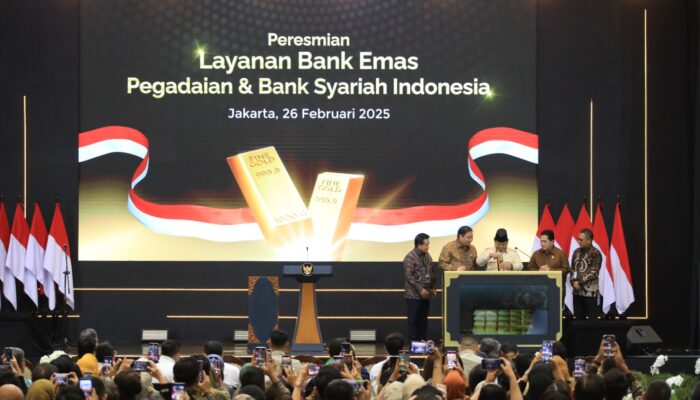 Presiden Prabowo Resmikan Layanan Bank Emas Pegadaian, BRI Group Semakin Optimis Perkuat Ekonomi Nasional