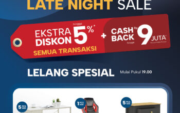 Hanya 2 Hari. Late Night Sale INFORMA Lelang dan Cashback hingga 60 Persen