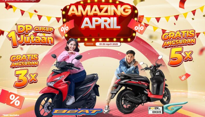 Promo Spesial Honda di Bulan April, dari Motor Matic Hingga Sport