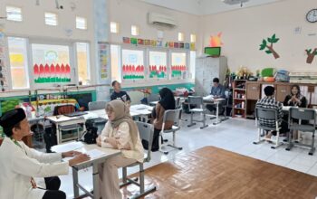 Libatkan Kepsek dan Wakasek, SD Islam Athirah 2 Gelar Tes Pemetaan Siswa Baru