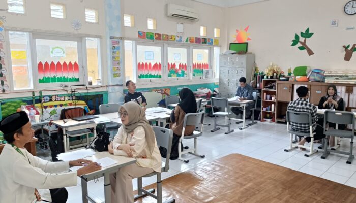 Libatkan Kepsek dan Wakasek, SD Islam Athirah 2 Gelar Tes Pemetaan Siswa Baru