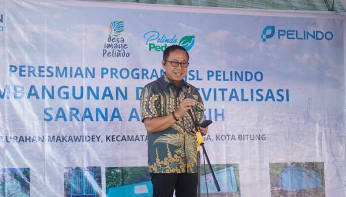 Pelindo Wujudkan Akses Air Bersih Layak bagi Warga Makawidey