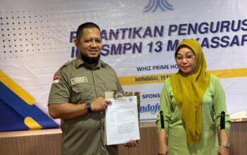Pengurus IKA SMPN 13 Makassar Resmi Dilantik, Siap Berkarya dan Majukan Almamater