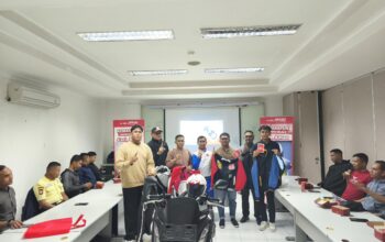 Asmo Sulsel Ajak Karyawan PT Sigap Prima Astrea Asah Skill Berkendara Lewat Edukasi Safety Riding dan Riding Test Honda CB150R