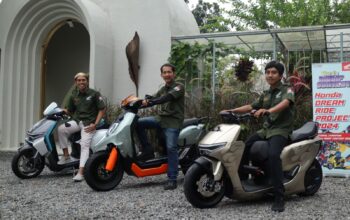 Tiga Juara Modifikasi Hadirkan Karya Perdana pada Motor Listrik Honda