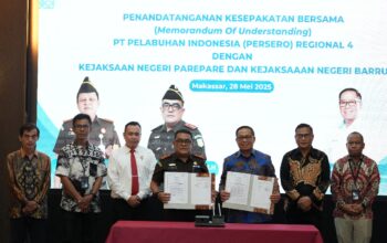 Perkuat Sinergi, Pelindo Regional 4 Teken MoU dengan Kejari Parepare & Kejari Barru