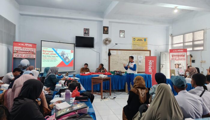 Asmo Sulsel Tingkatkan Kesadaran Keselamatan Berkendara di SMKS YPKK Limbung Gowa