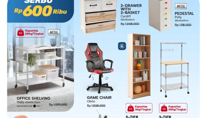 Serbu Promo 6.6! Informa Latanete Tawarkan Diskon Spesial & Cicilan 0% hingga 24 Bulan