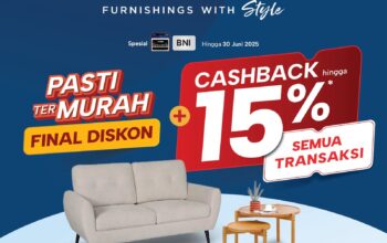 Informa Latanete Makassar Tawarkan Promo Spektakuler Juni: Cashback hingga 15% dan Diskon Final 80%