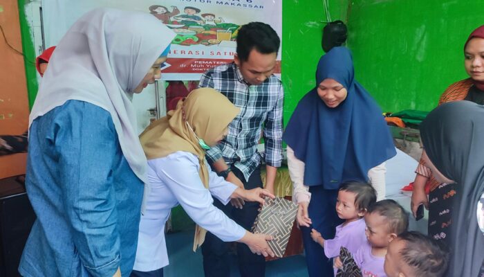 Asmo Sulsel Gelar Sosialisasi Gizi Baik untuk Balita di Posyandu Asoka 6