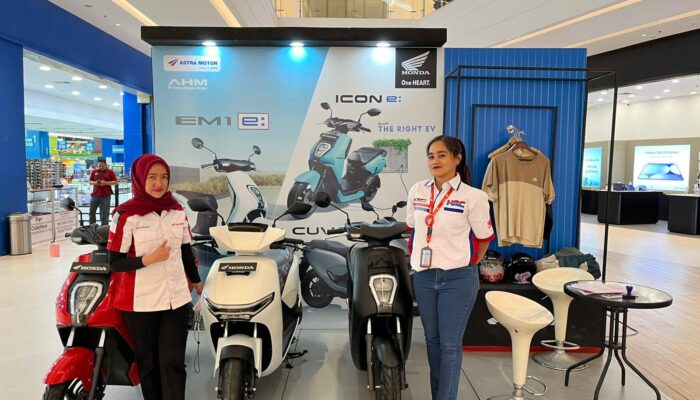 Astra Motor Sulsel Hadirkan Pameran Motor Listrik EVMazing Corner di Mall The Park Kendari