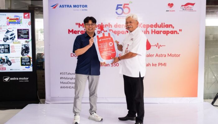 Rayakan HUT ke-55, Astra Motor Salurkan 550 Kantong Darah di 12 Wilayah Indonesia