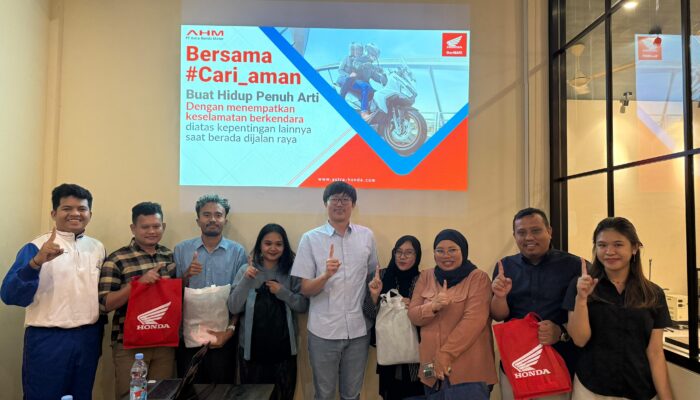Asmo Sulsel Berikan Edukasi Safety Riding kepada Jurnalis Kendari Jelang Honda One Make Race 2025