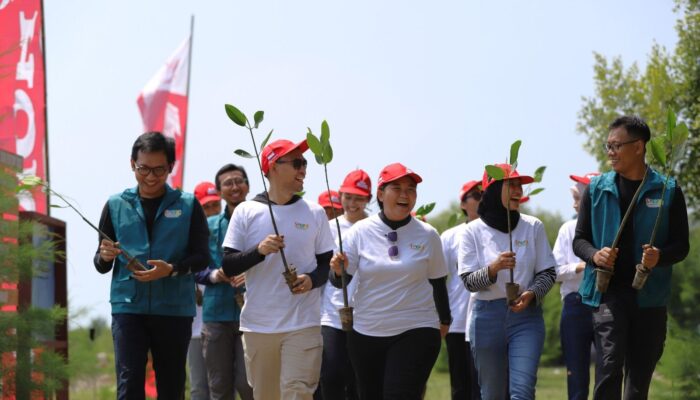 Aksi Nyata SC Squad AHM Hijaukan Pesisir Karawang Lewat 12.000 Pohon Mangrove