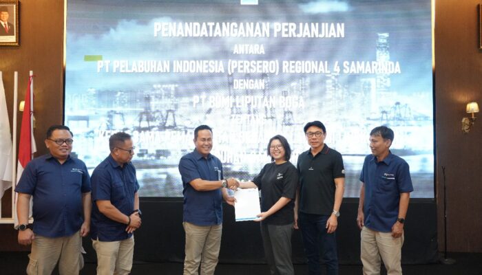 Pelindo dan Bumi Liputan Boga Teken PKS Pemanfaatan Lahan Pelabuhan Samarinda