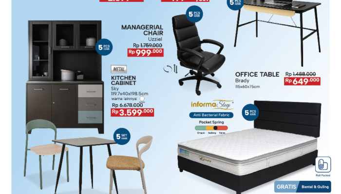 Informa Latanete Makassar Tawarkan Cashback hingga 17% di Promo HOT DEALS Agustus