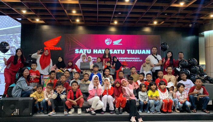Asmo Sulsel Meriahkan HUT RI ke-80 dengan Kegiatan “Independence Day with Honda PCX” Bersama Anak-Anak Makassar