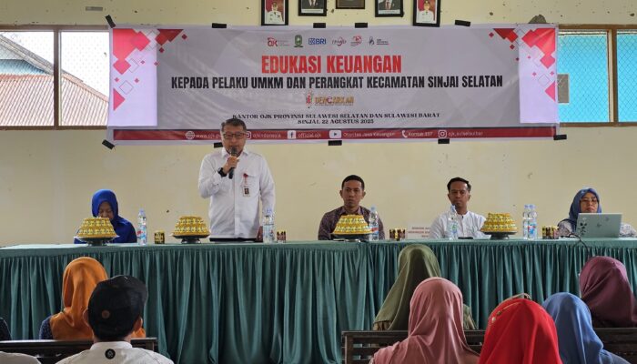 OJK dan Pemkab Sinjai Beri Edukasi Literasi Keuangan ke Pelajar