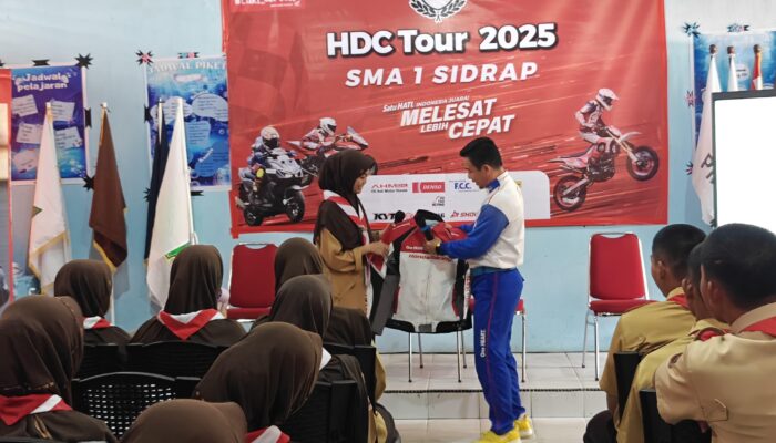 HDC Tour di SMAN 1 Sidrap Jadi Rangkaian Edukasi Otomotif Jelang Honda Dream Cup 2025