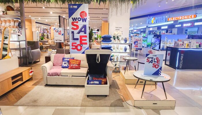 Hanya 7 Hari! Early WOW Sale INFORMA Hadirkan Diskon Terbesar Hingga 70% untuk Furnitur Idaman