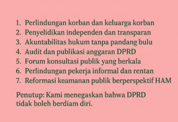Warga Sipil Ultimatum DPRD Makassar dan Sulsel Soal Krisis Kepercayaan Publik