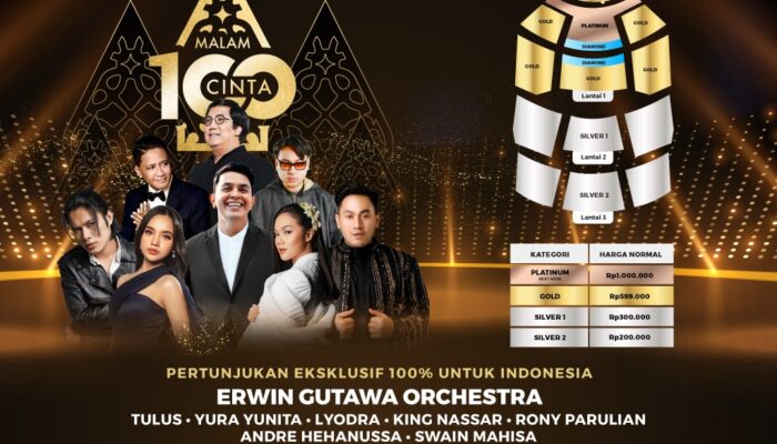 SMARTFREN Malam 100 Cinta Hadirkan Kolaborasi Musik, Seni, dan Budaya di Jakarta