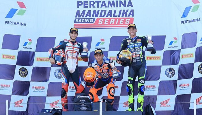 ART Honda CBR150R Konsisten Torehkan Podium di Mandalika Racing Series Round 4