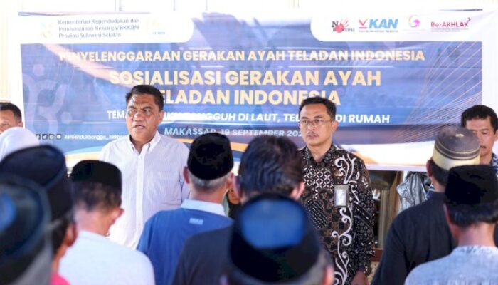 Kolaborasi DPPKB dan BKKBN Sulsel Hidupkan Gerakan Ayah Teladan di Barombong
