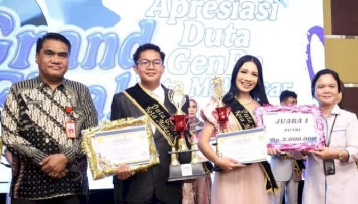 DPPKB Makassar Tetapkan Duta Genre 2025, Muh. Ikrimah dan Selvia Virginia Raih Gelar Juara