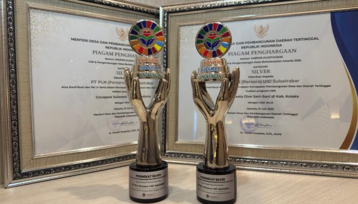 Hadirkan Kebermanfaatan bagi Rakyat, Program TJSL PLN UID Sulselrabar Raih Dua Penghargaan