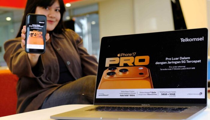 Telkomsel Tawarkan Pre-Order iPhone 17 Series dengan Bundling Halo+ Rp777 Ribu, Bayar 7 Bulan Nikmati 24 Bulan