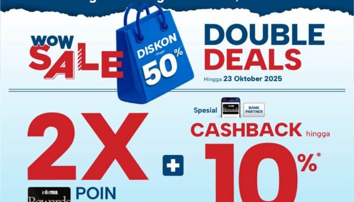 Informa Latanete Tawarkan Double Poin dan Diskon Hingga 60 Persen, Hanya 7 Hari