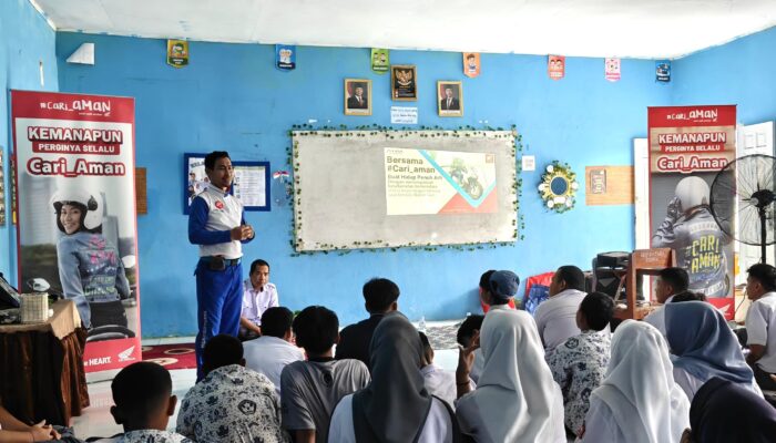 Asmo Sulsel Ajak Siswa SMA Batara Gowa Lebih Peduli Keselamatan Berkendara