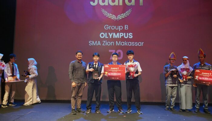 SMA Zion Makassar Raih Juara Nasional Telkomsel Ilmupedia Berani Jawab Season 6 Tahun 2025