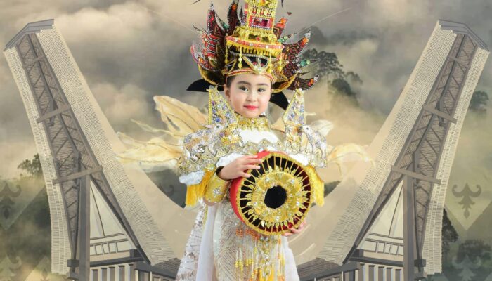 Bawa Kostum Toraja, Siswi SD Athirah 2 Makassar Raih Penghargaan Internasional di Korea