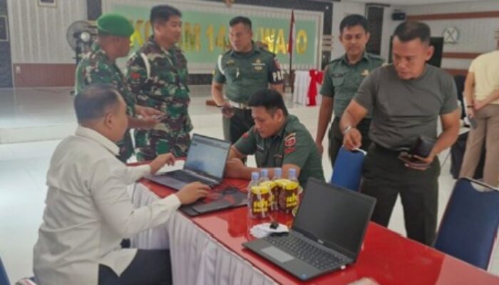 Petugas Pajak Sengkang Sigap Layani Prajurit Kodim 1406/Wajo Aktivasi Akun Coretax