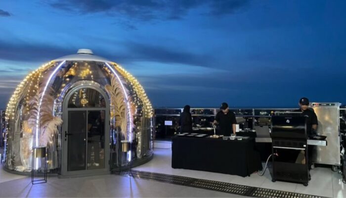 Hyatt Place Makassar Luncurkan Dome in the Sky, Destinasi Kuliner Baru Berkonsep Private Dome