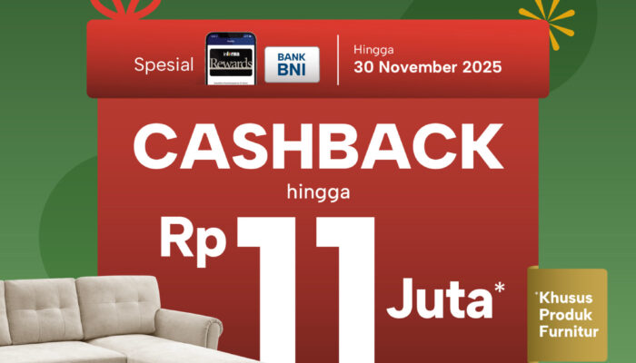 Promo Spektakuler Informa Makassar: Cashback 11 Juta dan Diskon Hingga 20 Persen