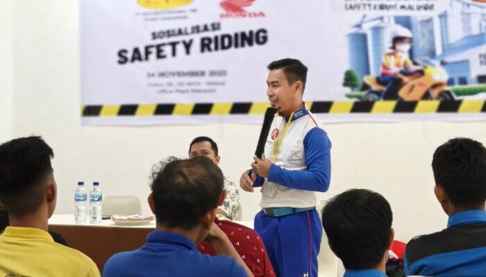 Asmo Sulsel Gelar Edukasi Safety Riding, Fokus pada Tips Berkendara di Musim Hujan