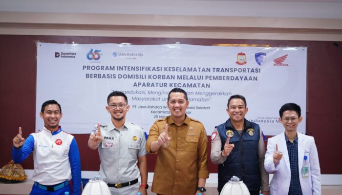 Asmo Sulsel Dukung Program Intensifikasi Keselamatan Transportasi Jasa Raharja, Berikan Tips Berkendara Aman Bagi Pengguna Sepeda Motor