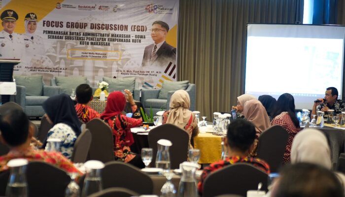 Dinas Penataan Ruang Makassar Bahas Penegasan Batas Wilayah dalam RDTR