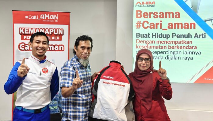 Asmo Sulsel dan Polres Parepare Berkolaborasi Gelar Edukasi Safety Riding bagi Siswa SMKN 3 Parepare